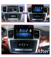 Sistema Android 14 para Mercedes Benz ML W166 GL X166 GLS GLE de 8 Núcleos con Carplay Inalámbrico Reproductor de Video para Coche Pantalla Multimedia de Navegación