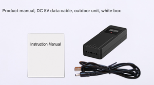 EMAF-Estación Meteorológica Digital, Termómetro Higrómetro para Interior y Exterior, 3 Sensores Inalámbricos para Exteriores, Despertador, Radio para Oficina - Product Image 6