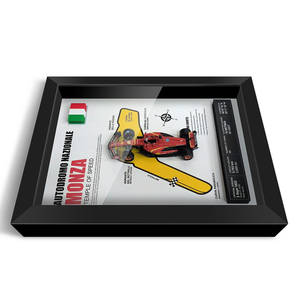 Gran oferta SF24 para Leclerc Track Map plástico 1:43 escala coche de carreras modelo 3D arte de pared decorativo - Product Image 3
