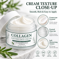 Crème Visage Anti-Rides au Collagène, Nourrissante, Réparatrice, Liftante et Raffermissante, Convient à Tous les Types de Peau, Prise en Charge OEM