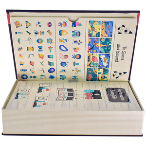 Custom High-End Biodegradable Recyclable Reusable Rigid <b>Magnetic</b> Handmade Custom Color Book-Style <b>Boxes</b> Children's Craft Paper - Product Image 3