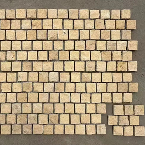Revestimiento de Pared de Piedra Caliza Natural Beige, Acabado Rústico, Lujoso y Duradero, Baldosas para Piso Exterior, Modernas para Hoteles y Villas - Product Image 4