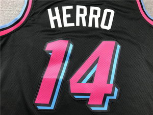 Unisex para adultos para Tyler Herro # Uniforme de Baloncesto Edición Ciudad 14, Cosido, Transpirable, de Secado Rápido, Malla, para Uso Diario - Product Image 5