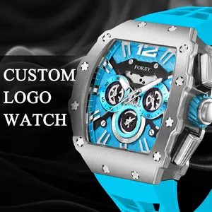 Orologio cronografo Private Label da uomo di lusso impermeabile multifunzione moda luminoso Tonneau orologi al quarzo da uomo