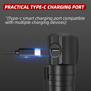 <span class=keywords><strong>Linterna</strong></span> Frontal <span class=keywords><strong>LED</strong></span> <span class=keywords><strong>Recargable</strong></span> <span class=keywords><strong>de</strong></span> 1200lm con Brillo Ajustable, USB C, Forma <span class=keywords><strong>de</strong></span> L, para Senderismo, Caza, Reparaciones, Camping - Product Image 4