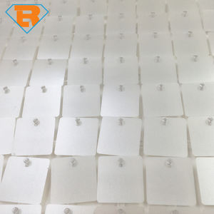 لؤلؤ أبيض مربع الترتر لوحة خلفية الجدار 3D صورة خلفية حفل زفاف عيد ميلاد حفلة خلفية الحدث ديكور - Product Image 4