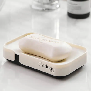 YUYANG Plastic Soap Box Organizer Bathroom <b>Accessories</b> Hanging Soap Box With Drain Drawer <b>Shower</b> Storage Soap Holder - Product Image 2