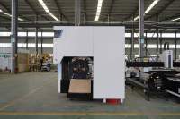 Sistema de Corte Láser de Fibra CNC de 2000W para Perfiles de Acero, Material de Construcción, Tubos de 6m de Longitud, Línea de Producción