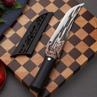 Couteau à désosser flexible professionnel avec étui pour la cuisine et le camping