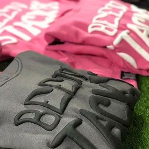 Vêtements de rue personnalisés sweats à capuche pour hommes sweats pull surdimensionné pull en polaire lourde pull à capuche avec impression bouffante 3d - Product Image 4