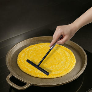 Ensemble d'ustensiles de cuisine en acier inoxydable 304 et nylon : Épandeur à crêpes et spatule, Épandeur de pâte pour crêpière, Spatule, Retourneur à gâteaux - Product Image 4