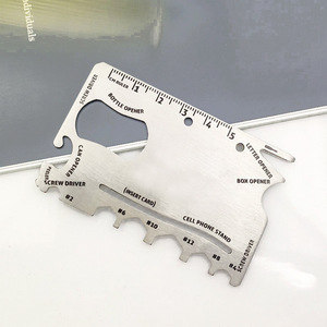 Multi Functional Tool Card With Screwdriver Bottle Opener Cell Phone Stand And Ruler For Outdoor Use - Product Image 3