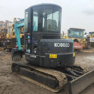 Mini-excavatrice d'occasion Kobelco SK55SR, d'origine japonaise, SK 55 SR, 5 tonnes, 5T, 5,5 tonnes, 5,5T, mini-pelle sur chenilles, excavatrice - Product Image 4