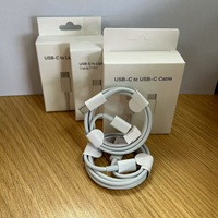 Câbles flexibles pour téléphones mobiles 1M 3.3FT 60W 3 Nouveaux câbles Type-C en nylon de 1m 2m pour téléphones iOS, câble de charge USB-C 60W avec Pad 15