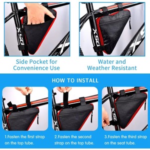 Échantillon Gratuit – Sacoche de Cadre Avant de Vélo Tout-Terrain 20L Entièrement Étanche, Fixation par Boulons, pour VTT et Vélo de Route, Sangle Réglable, Fermeture Magnétique - Product Image 6