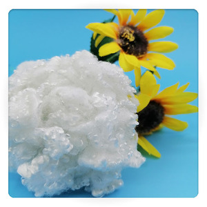 100% Virgin Polyester Staple Fiber Adequado para Muitos Uso de Enchimento Melhor Caráter Calor, Propriedade Bulky, Alta Resiliência - Product Image 1