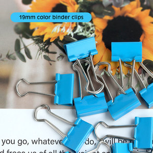 25 Pcs <span class=keywords><strong>15</strong></span> Mm Màu Chất Kết Dính Kẹp Giấy Cho Văn Phòng Bookmark Kim Loại Giấy Chất Kết Dính <span class=keywords><strong>Clip</strong></span> Tài Liệu Tổ Chức - Product Image 5