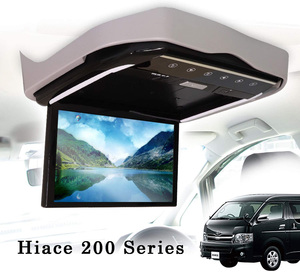 13.3 ''xe Roof Màn hình 4K IPS lật xuống màn hình trên không đa phương tiện Video núi hiển thị MP5 Máy nghe nhạc cho Toyota Hiace 200 loạt - Product Image 1