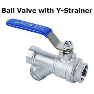 Filtre à boule en Y Yod personnalisé en acier inoxydable avec raccords filetés femelles de 1/2 à 2 pouces NPT pour filtration <span class=keywords><strong>d</strong></span>'<span class=keywords><strong>eau</strong></span>, gaz, huile et CVC - Product Image 2