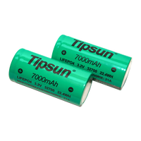 Batterie rechargeable LiFePO4 32700 7000mAh Tipsun 3.2V haute capacité à sortie stable