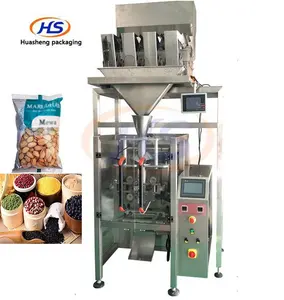 Multifunctional 4-head automatic weighing particle filling and packaging machine Bean grain packaging machine