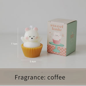 Vela Aromática <span class=keywords><strong>de</strong></span> Cera <span class=keywords><strong>de</strong></span> Soya con Forma <span class=keywords><strong>de</strong></span> Oso Hecha a Mano, Ecológica, Regalo <span class=keywords><strong>de</strong></span> Cumpleaños, con Velas <span class=keywords><strong>de</strong></span> <span class=keywords><strong>Sal</strong></span> Marina - Product Image 2