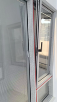 Ventanas y Puertas de Vinilo de Diseño Europeo Personalizadas, Ventanas de PVC con Doble Acristalamiento, Ventana Abatible de PVC