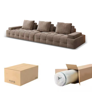 Hiện đại đơn giản Modular khả năng phục hồi cao Sponge sofa Set Lawrence nén trực tiếp bán nhà máy từ thương mại nước ngoài qua biên giới - Product Image 1