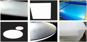 Plaque de guidage lumineux PMMA Rina Tech à motifs multiples et lignes sculptées, diamètre 6 cm, rétroéclairage LED pour une uniformité accrue pour les appareils intelligents - Product Image 2