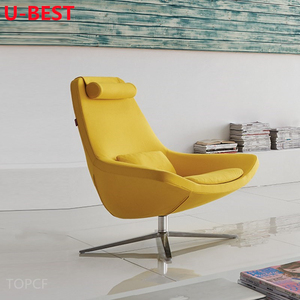 Fauteuil lounge U-Best, mobilier de villa, chaise design en tissu, Cadeira Chaises Sillones, salon, Poltrone - Product Image 5