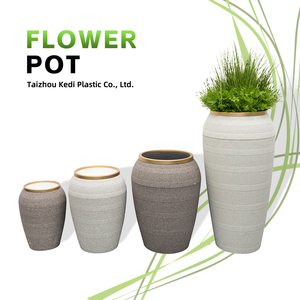 Maceta Grande para Interiores y Exteriores LUDU KD6691HPS+K, Maceta Grande de Plástico para Jardín, Maceta Grande para Plantas de <span class=keywords><strong>Interior</strong></span> - Product Image 1
