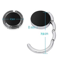 Support de sac à main pliable moderne en alliage, créatif et personnalisé, pour table – Accessoire de suspension pour sac à main, très populaire