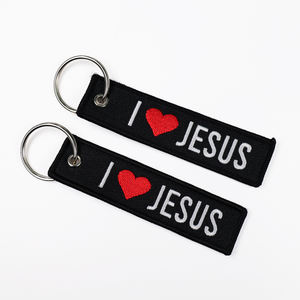 Porte-clés brodé personnalisé double face avec texte, logo ou design moto – Tendance et original - Product Image 2