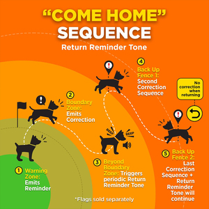 इलेक्ट्रॉनिक वायरलेस कुत्ते बाड़, जलरोधक और रिचार्जेबल, सुरक्षित और मुफ्त रोमिंग, 16 किलोग्राम तक कुत्तों के लिए उपयुक्त - Product Image 4