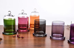 Стеклянный подсвечник Чехлы Сделано в Китае Выпуклое стекло свечи банки фетровые шляпы <span class=keywords><strong>jar</strong></span> колокол в форме сердца стеклянная крышка лампы в форме свечи - Product Image 6