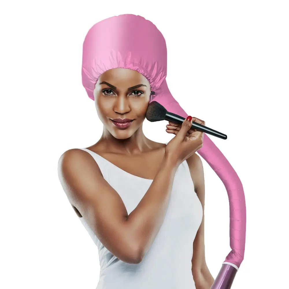 Zl-capuchon de sèche-cheveux, cordon de serrage, Portable, doux, réglable, accessoire pour cheveux, conditionnement profond