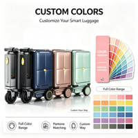 Valise à roulettes moderne MGB avec poignée télescopique, serrure TSA, légère et durable, construction en PC pour les voyages en avion