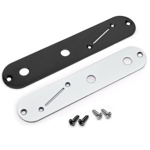 Placa de Control de Acero de 32 mm con Ranura para Interruptor en Ángulo para <span class=keywords><strong>Guitarra</strong></span> Eléctrica Fender <span class=keywords><strong>Telecaster</strong></span> - Product Image 1