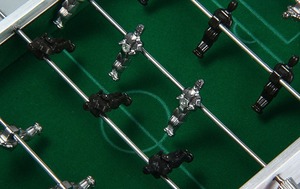 Trong Nhà <span class=keywords><strong>Tabletop</strong></span> Thể Thao Trò Chơi Hai Cầu Thủ <span class=keywords><strong>Mini</strong></span> Nhôm Bóng Đá Bảng Set - Product Image 5