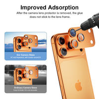 Protection Durable : Lentille en Métal Intégral à Surface Mate avec Verre Trempé Renforcé pour iPhone 17 Pro Max, 17 Pro, 17 Air