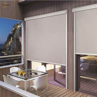 Persianas Enrollables Horizontales de Aluminio para Exteriores Kakadu, con Sistema de Cierre Zip, Motorizadas, Automáticas, con Protección Solar, Lisas, 10 Años de Garantía