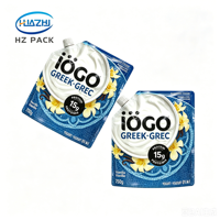 Pochette Doypack personnalisable de qualité alimentaire anti-fuite pour vodka, yaourt, jus et autres boissons