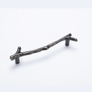Creative Tree Branch <b>Cabinet</b> Handle Zinc Alloy <b>Rustic</b> Style Drawer Door Pull Novelty Shape Durable Furniture Hardware Accessory - Product Image 2