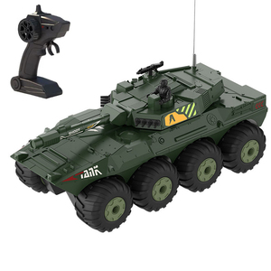 Réservoir amphibie <span class=keywords><strong>HW</strong></span> Y1802 1/32 Scale 8WD RC avec rotation à 360 ° et conception étanche pour les jeux terrestres et aquatiques - Product Image 1
