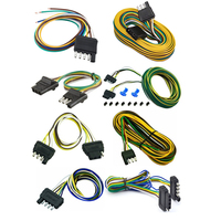 OEM SAE 1P 2P 3P 4P Trailer steker kabel konektor kabel ekstensi kabel 1/2/3/4 cara SAE kabel konektor untuk Trailer mobil