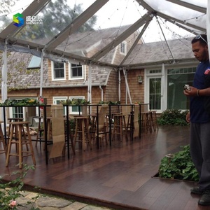 Tente de luxe de <span class=keywords><strong>mariage</strong></span> d'événement de chapiteau avec des tentes de plancher de cassette grande tente transparente de partie de chapiteau de toit pour l'événement - Product Image 4