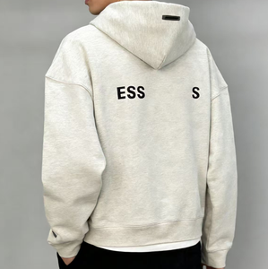 Felpa con Cappuccio ESSEN TIALS Unisex, Stile Pullover con Logo Ricamato e Motivo Stampato, T-Shirt con Logo - Product Image 5