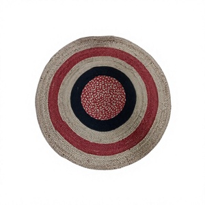 Nouveau Tapis en Jute Écologique Fait Main 2026, Motif Géométrique, Style Moderne, Tissage Plat, Antidérapant, Décoration de Salon, Nettoyage Localisé - Product Image 2