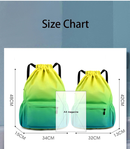 Vente en gros de <span class=keywords><strong>sac</strong></span> de fitness polyvalent personnalisé <span class=keywords><strong>sac</strong></span> à <span class=keywords><strong>dos</strong></span> Oxford étanche à cordon pour le basket-ball en plein air et d'autres sports - Product Image 3