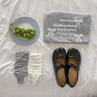 Guêtres Y2K en tricot côtelé pour femme, style étrier, effet empilé, pour le quotidien et l'association avec des sandales